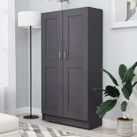 Book Cabinet Grey 82.5x30.5x150 cm Chipboard