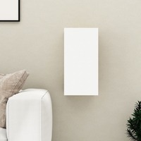 TV Cabinet White and Sonoma Oak 30.5x30x60 cm Chipboard