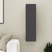 TV Cabinet Grey 30.5x30x110 cm Chipboard