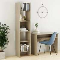 Book Cabinet Sonoma Oak 40x35x180 cm Chipboard