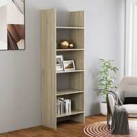 Book Cabinet Sonoma Oak 60x35x180 cm Chipboard