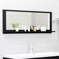 Bathroom Mirror Black 100cm Chipboard