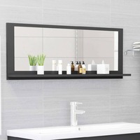 Bathroom Mirror Grey 100cm Chipboard