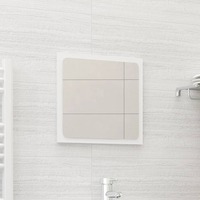 Bathroom Mirror White 40x1.5x37 cm Chipboard