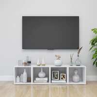 TV Cabinets 4 pcs White 37x35x37 cm Chipboard