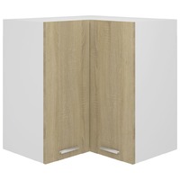 Hanging Corner Cabinet Sonoma Oak 57x57x60 cm Chipboard