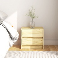Bedside Cabinet 40x30.5x35.5 cm Solid Pine Wood