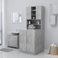 Washing Machine Cabinet Concrete Grey 71x71.5x91.5 cm