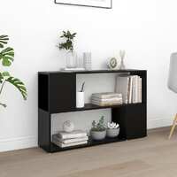 Book Cabinet Black 100x24x63 cm Chipboard