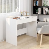 Desk White 101x50x76.5 cm Chipboard