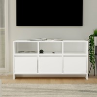 TV Cabinet White 102x37.5x52.5 cm Chipboard