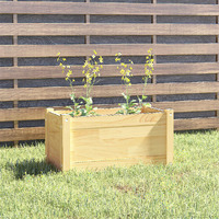 Garden Planter 60x31x31 cm Solid Pinewood