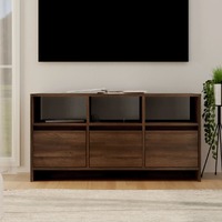 TV Cabinet Brown Oak 102x37.5x52.5 cm Chipboard