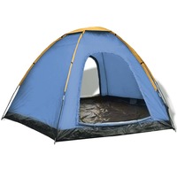 6-person Tent Blue and Yellow