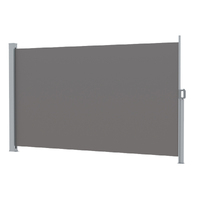 Instahut Side Awning Sun Shade Outdoor Blinds Retractable Screen 2X3M Grey