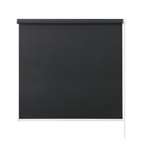 Roller Blinds Blockout Blackout Curtains Window Modern Shades 0.9X2.1M DarkGrey