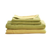 Cosy Club Washed Cotton Sheet Set Single Yellow