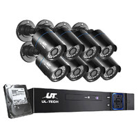 UL-tech CCTV Camera Home Security System Outdoor 1080P 8CH DVR 4TB Hard Drive
