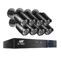 UL-Tech CCTV 8x 5MP PRO Security Camera System 8CH Super HD 5in1 DVR