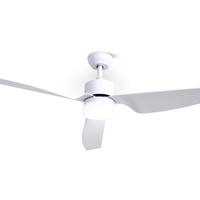 52" DC Motor Ceiling Fan with LED Light with Remote 8H Timer Reverse Mode 5 Speeds