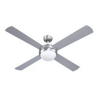 Devanti 52" Ceiling Fan with Light Silver