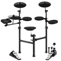 8 Piece Electric Electronic Drum Kit Drums Set Pad Tom For Kids Adults Foldable