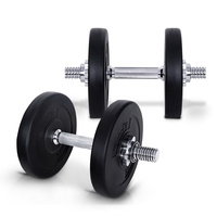 Everfit 15KG Dumbbell Set Weight Dumbbells Plates Home Gym Fitness Exercise