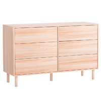 Artiss 6 Chest of Drawers Cabinet Dresser Table Tallboy Storage Bedroom Pine