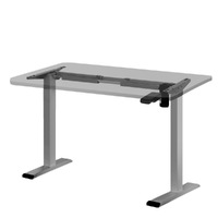 Artiss Standing Desk Sit Stand Motorised Height Adjustable Frame Only Grey