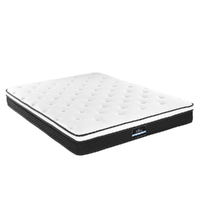 Giselle Bedding Queen Size Mattress Euro Top Bed Bonnell Spring Foam 21cm