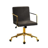 Velvet Office Chair Executive Computer Chairs Adjustable Desk Chair Armchair