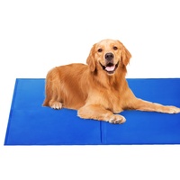2X Pet Cooling Bed Gel Mat Dog Cat Non-Toxic Cool Pad Puppy Cold Summer 50x40