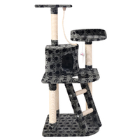 i.Pet Cat Tree Trees Scratching Post Scratcher Tower Condo House Furniture Wood Grey