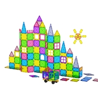 Keezi 120pcs Kids Magnetic Tiles Blocks Building Educational Toys Children Gift