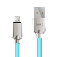 Android 1.5M Lightning Micro USB Data Sync Charger Cable Cord Samsung Blue