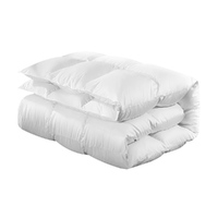 Giselle Bedding 800GSM Goose Down Feather Quilt Cover Duvet Winter Doona White Queen