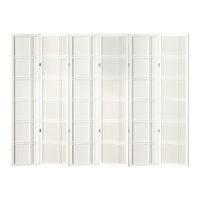 Artiss Room Divider Screen Privacy Wood Dividers Stand 6 Panel Nova White