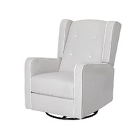 Artiss Recliner Armchair 360° Swivel Grey Fabric 