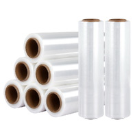 500mm x 400m Stretch Film Pallet Shrink Wrap 8 Rolls Package Use Plastic Clear
