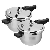 X2 8L Commercial Grade Stainless Steel Pressure Cooker