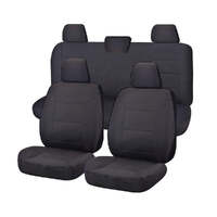 Seat Covers for VOLKWAGEN AMAROK 2H SERIES 02/2011 ? ON DUAL CAB FR CHARCOAL ALL TERRAIN