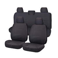 Seat Covers for VOLKWAGEN AMAROK 2H SERIES 02/2011 ? ON DUAL CAB FR CHARCOAL CHALLENGER