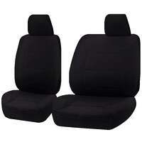 Seat Covers for MAZDA BT-50 B22P/Q-B32P/Q UP SERIES 10/2011 ? 2015 SINGLE CAB CHASSIS FRONT BUCKET + _ BENCH BLACK CHALLENGER