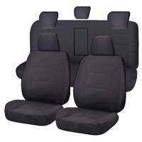 Seat Covers for ISUZU D-MAX 06/2012 - 06/2020 DUAL CAB CHASSIS UTILITY FR CHARCOAL CHALLENGER