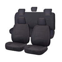 Seat Covers for TOYOTA HILUX SR - SR5 4X4 KUN26R - GGN25R 04/2005 - 06/2015 S DUAL CAB UTILITY FR CHARCOAL CHALLENGER