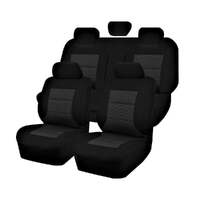 Seat Covers for NISSAN NAVARA SL, ST, ST-X, PRO-4X DUAL CAB 12/2020-ON Premium Elite Black