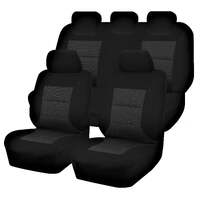 Seat Covers for MAZDA BT-50 B22P/Q-B32P/Q UP SERIES 10/2011 ? 08/2015 DUAL CAB FR BLACK PREMIUM
