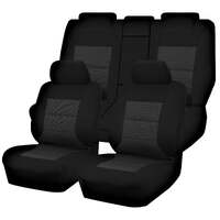 Seat Covers for TOYOTA RAV4 ACA33R-ACA38R-GSA33R SERIES 01/2006 - 2012 4X4 SUV/WAGON 5 SEATERS FR BLACK PREMIUM