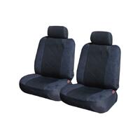 Prestige Suede Rear Seat Covers - Universal Size 06/08H Black
