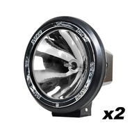 2X 7inch 100W HID Xenon Driving Lights Spotlight Offroad UTE Work Lamp 4WD 12V